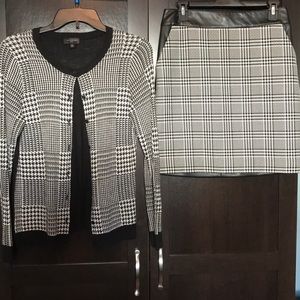 Skirt & cardigan set